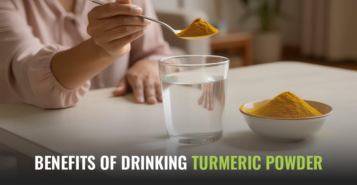 Benefit of drinking turmeric powder