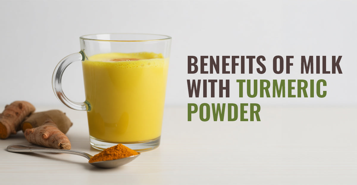 Benefits of milk with turmeric powder