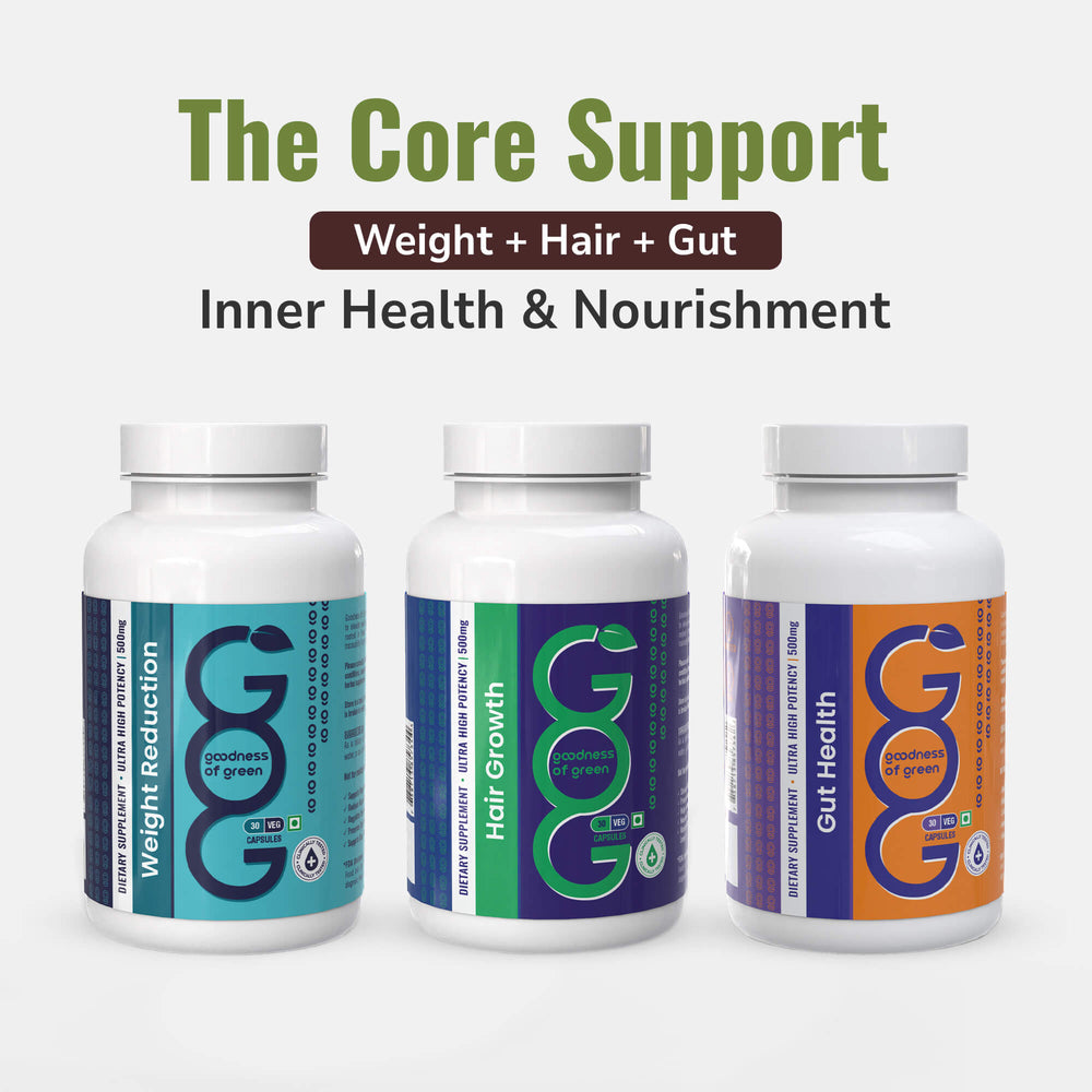 Weight + Hair + Gut The Core Support